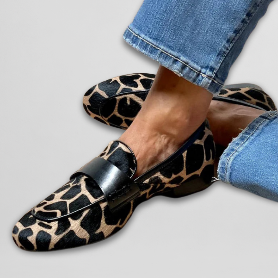 PRISZILLA – mocasín estampado animal