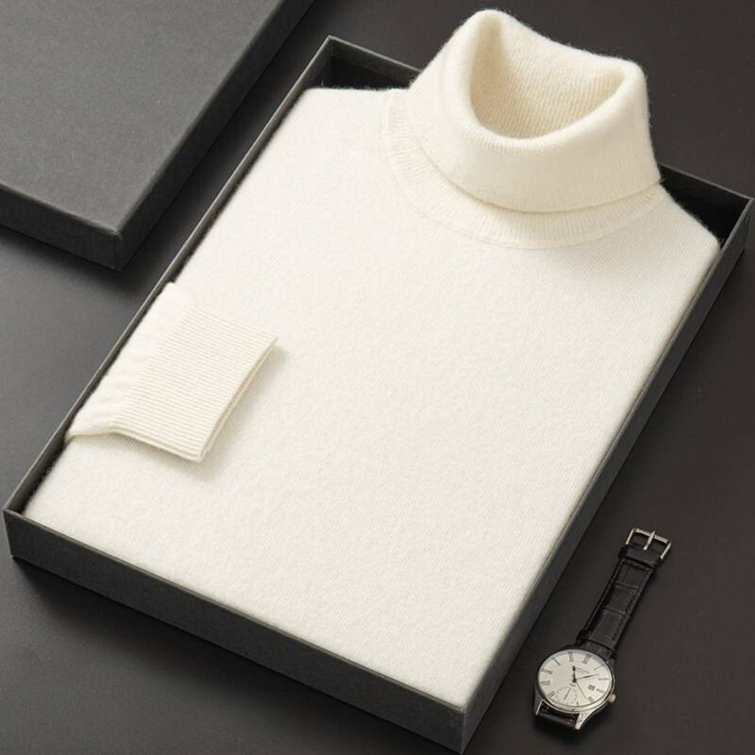 Zack - Jersey de Cuello Alto en Cachemira