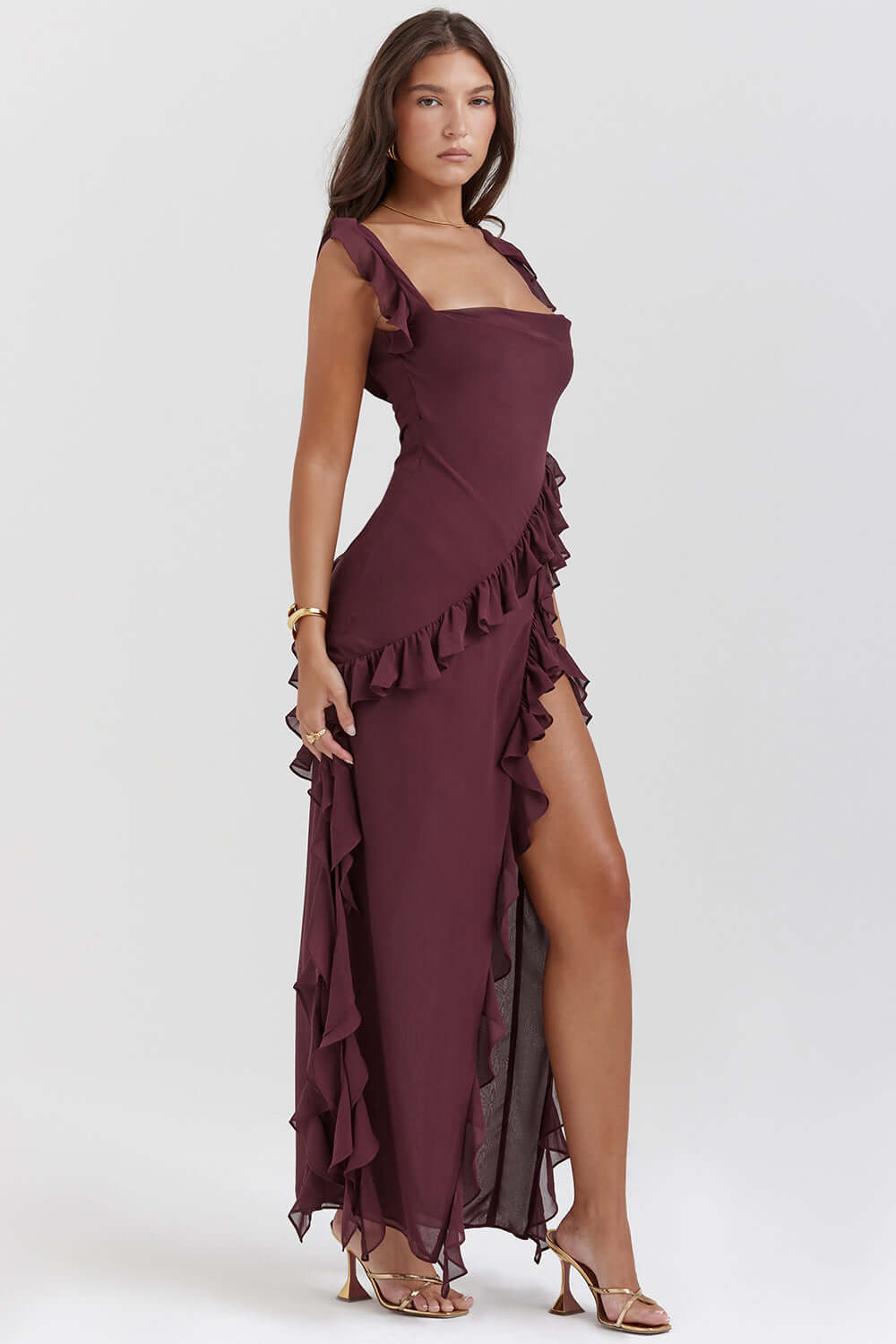AGATHE™ | VESTIDO LARGO DE LUJO