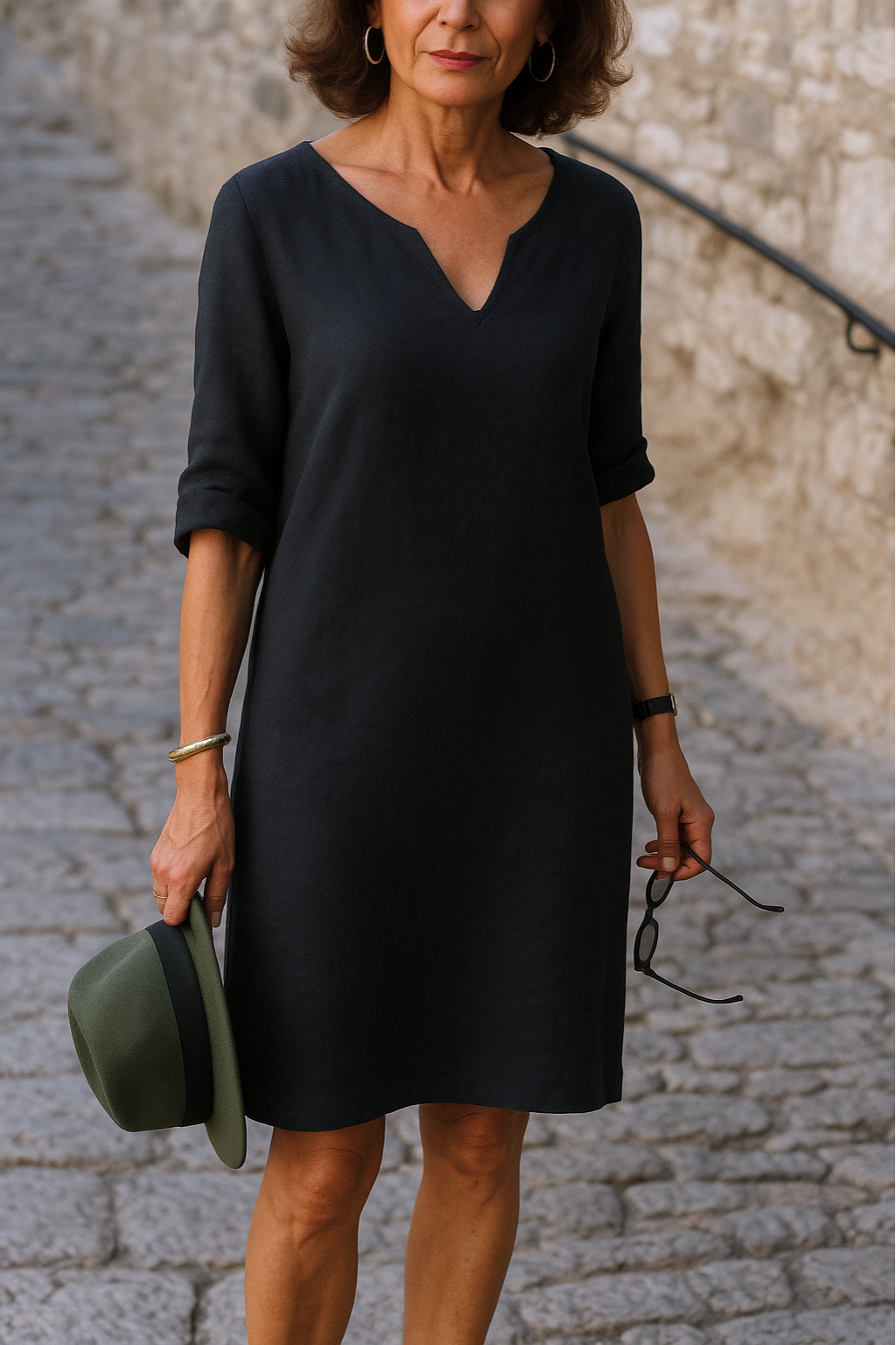 RIA™ – VESTIDO ELEGANTE CON ESCOTE EN V