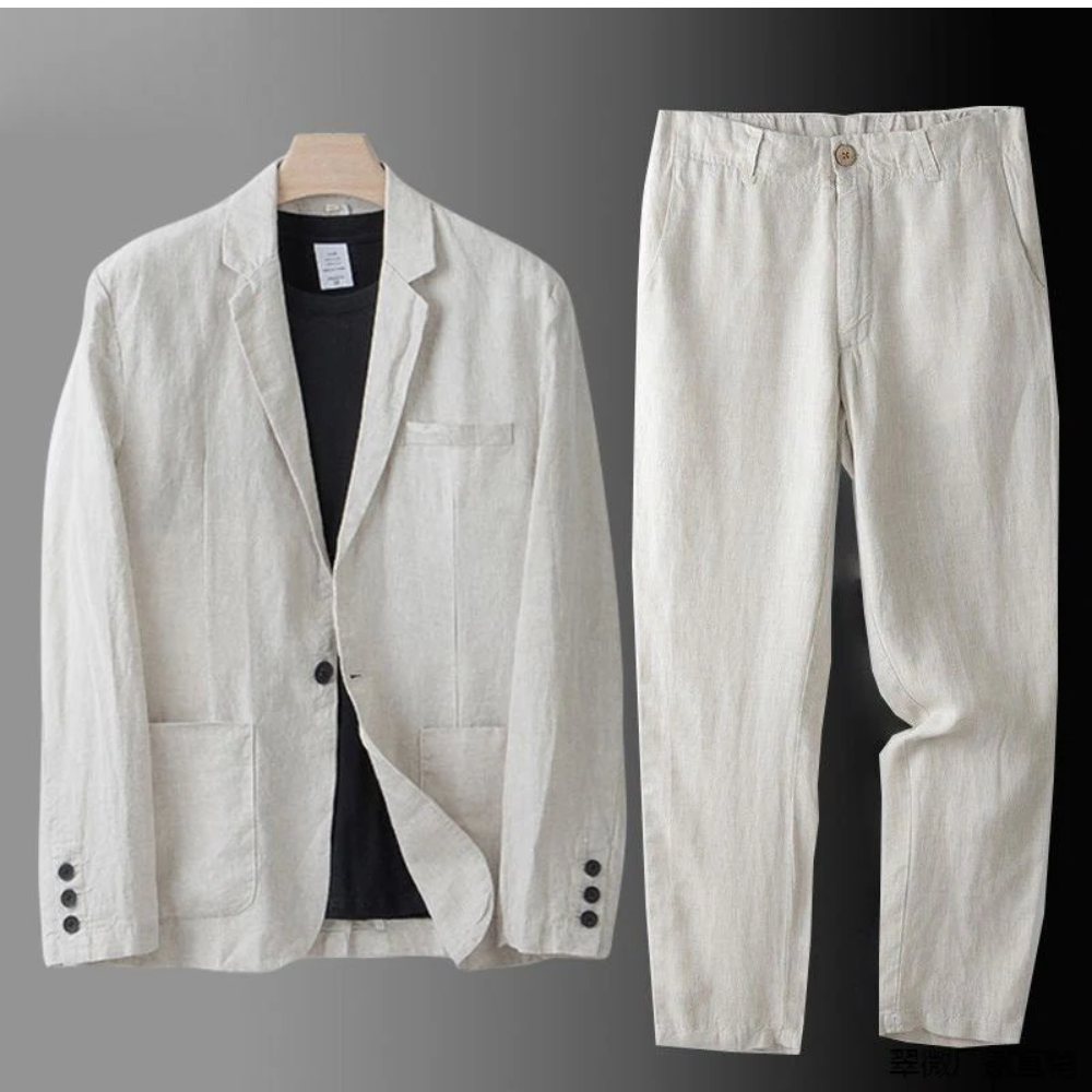 LINO CHIC – conjunto de lino elegante