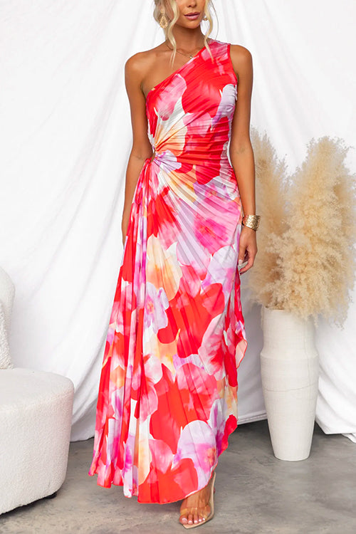 KACIE™ – VESTIDO LARGO DE GASA CON DETALLES ROMÁNTICOS