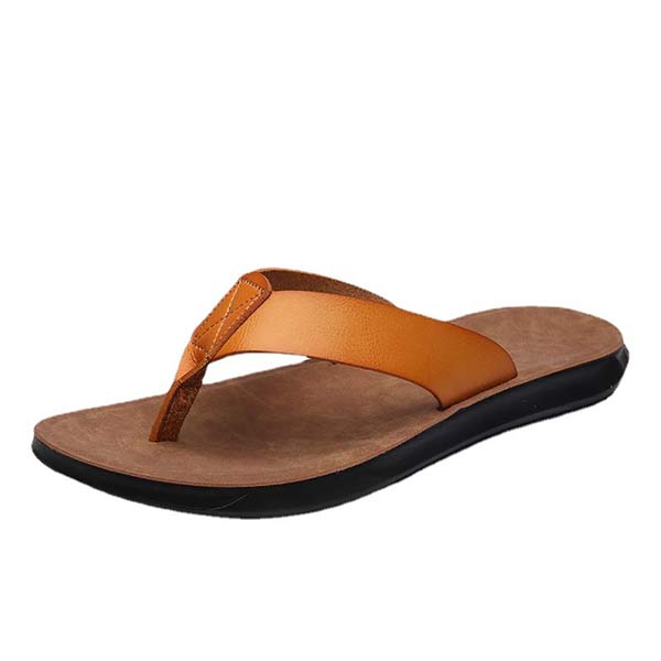 BAHARI™ | CHANCLAS DE CUERO PARA HOMBRE CON DISEÑO VINTAGE
