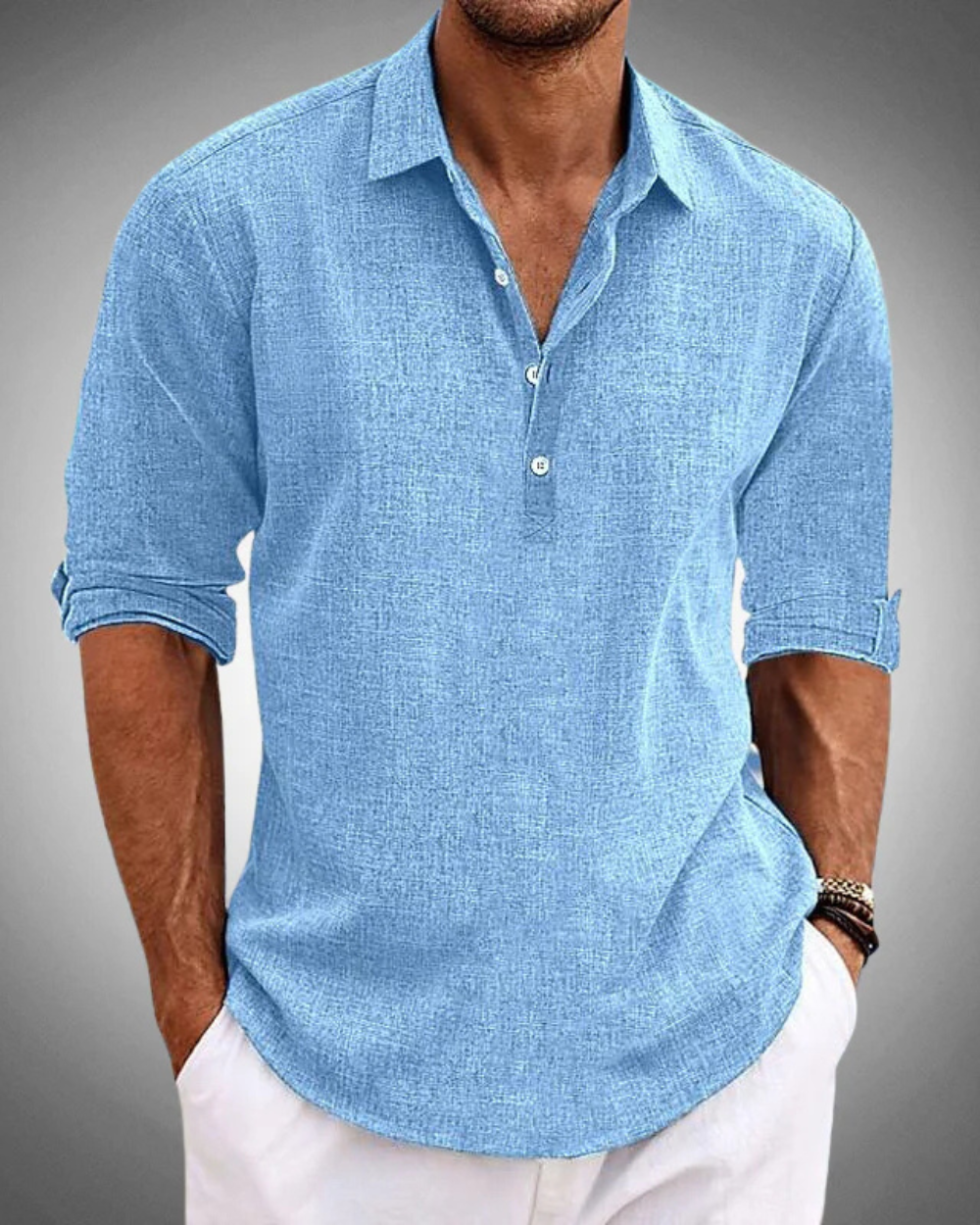 SABBIO – camisa casual de manga larga