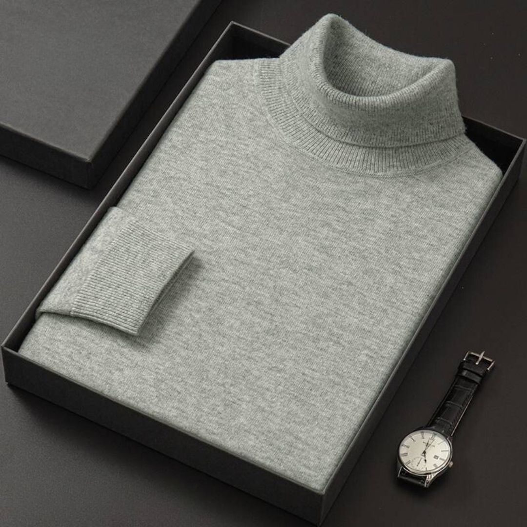 Zack - Jersey de Cuello Alto en Cachemira