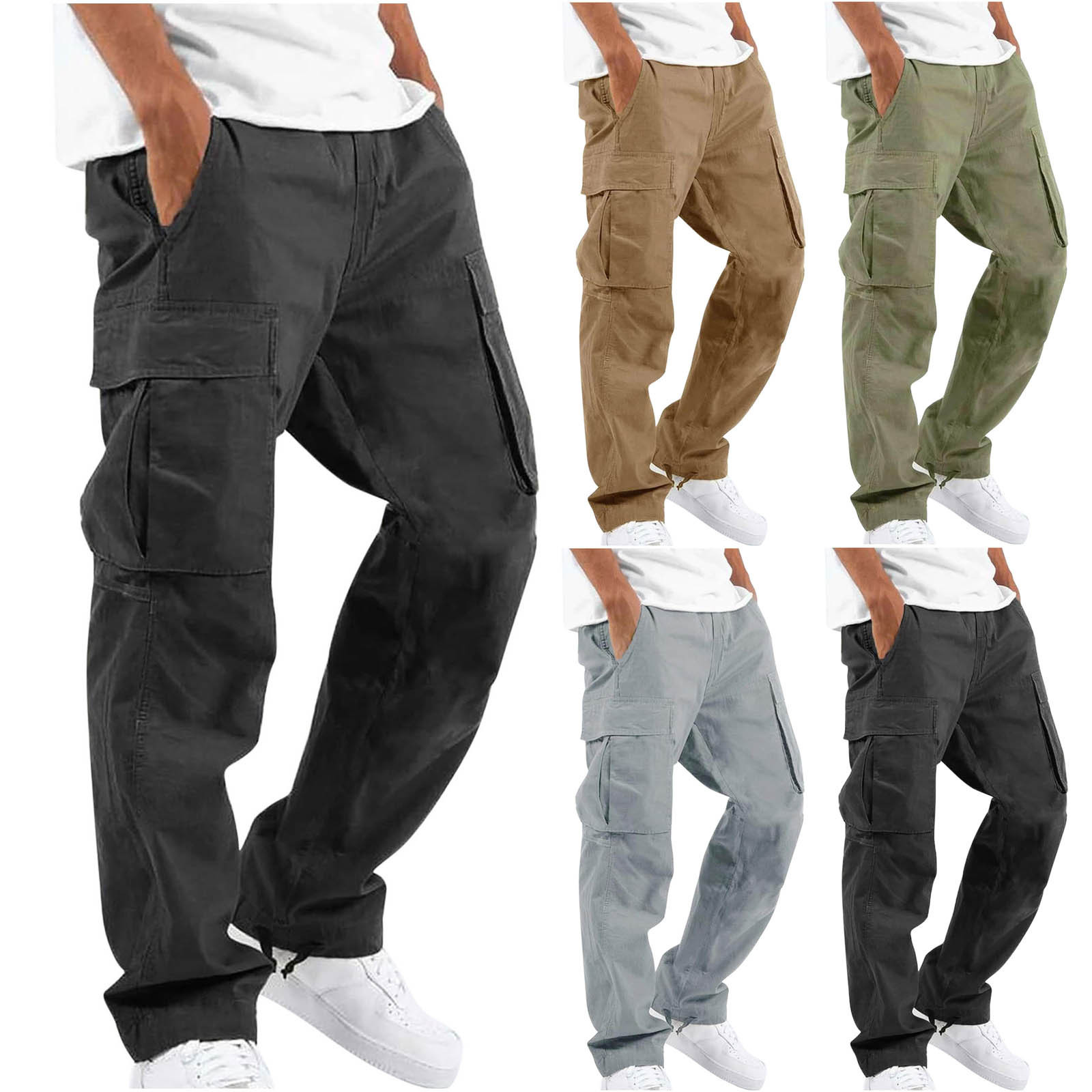 URBAN™ | PANTALÓN CARGO PARA HOMBRE CON BOLSILLOS FUNCIONALES