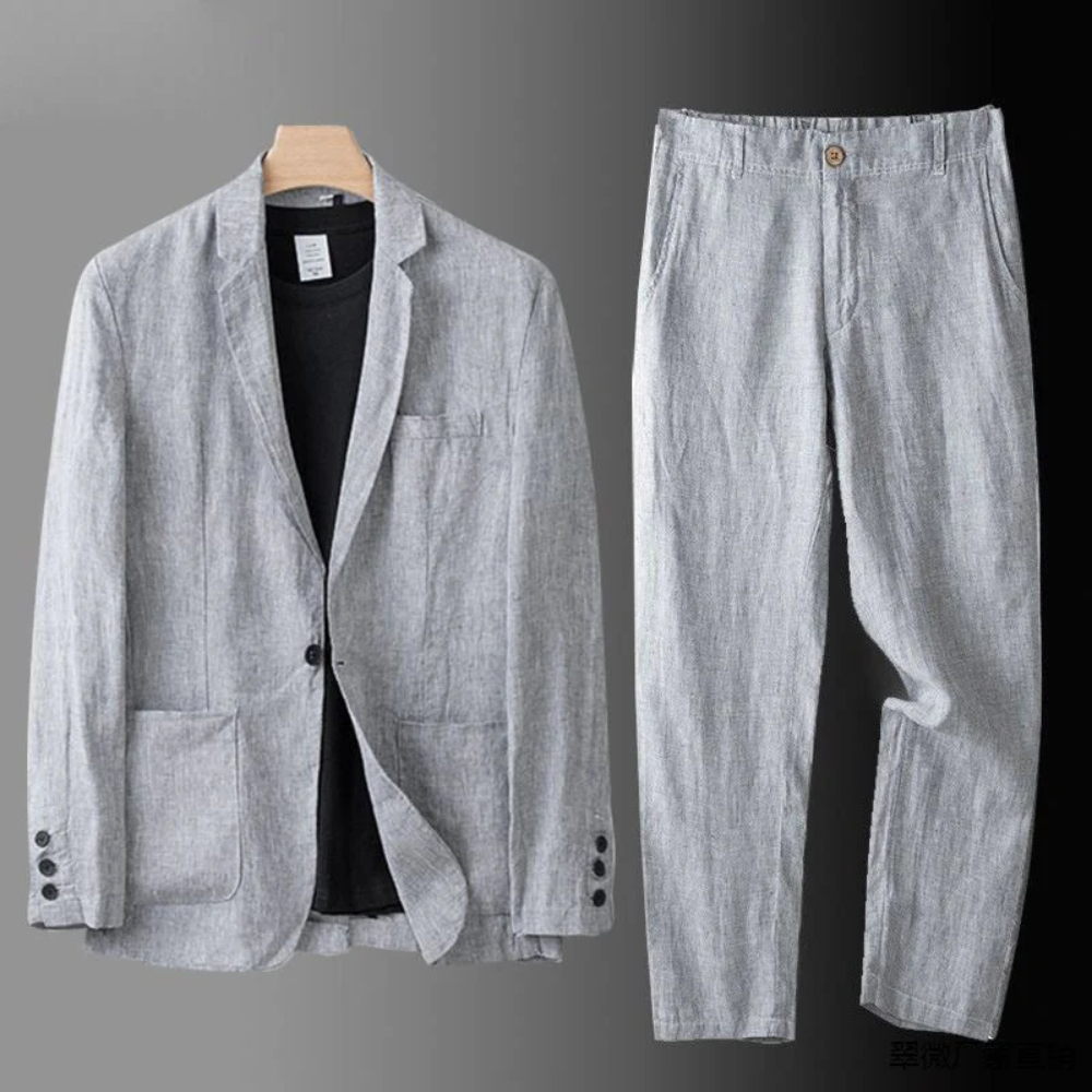 LINO CHIC – conjunto de lino elegante