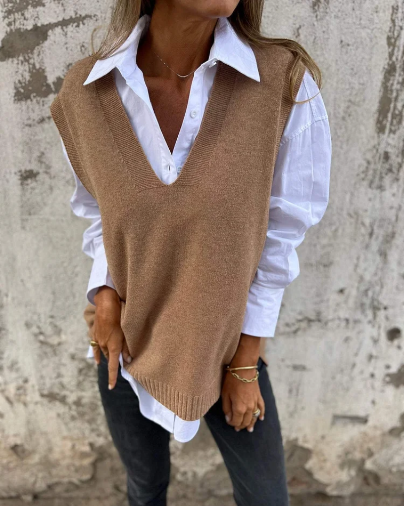 Claudia - Chalecos de punto para mujer