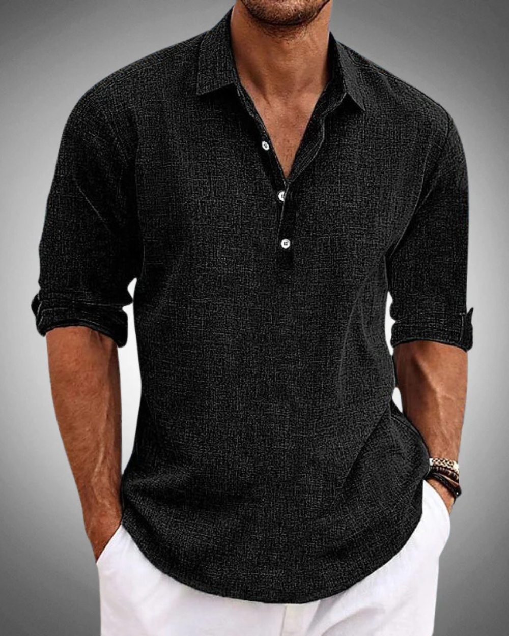 SABBIO – camisa casual de manga larga