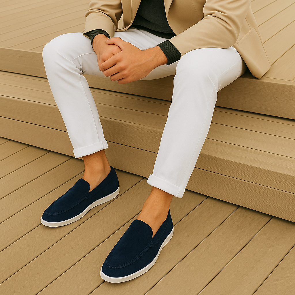 BELLUNO – mocasines clásicos de ante