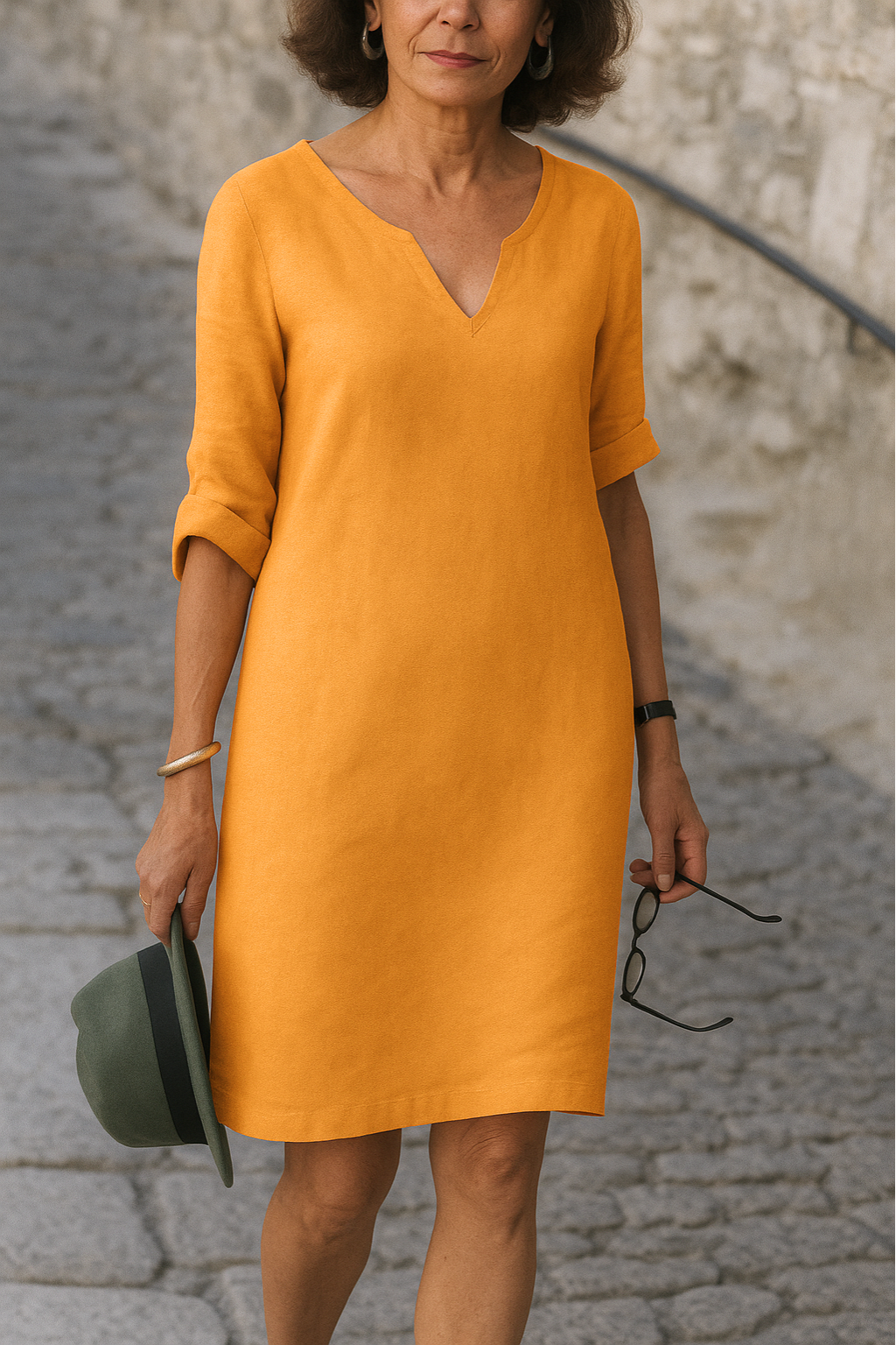 RIA™ – VESTIDO ELEGANTE CON ESCOTE EN V