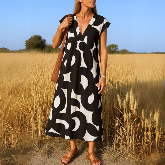 VALERIE – Vestido largo con corte fluido
