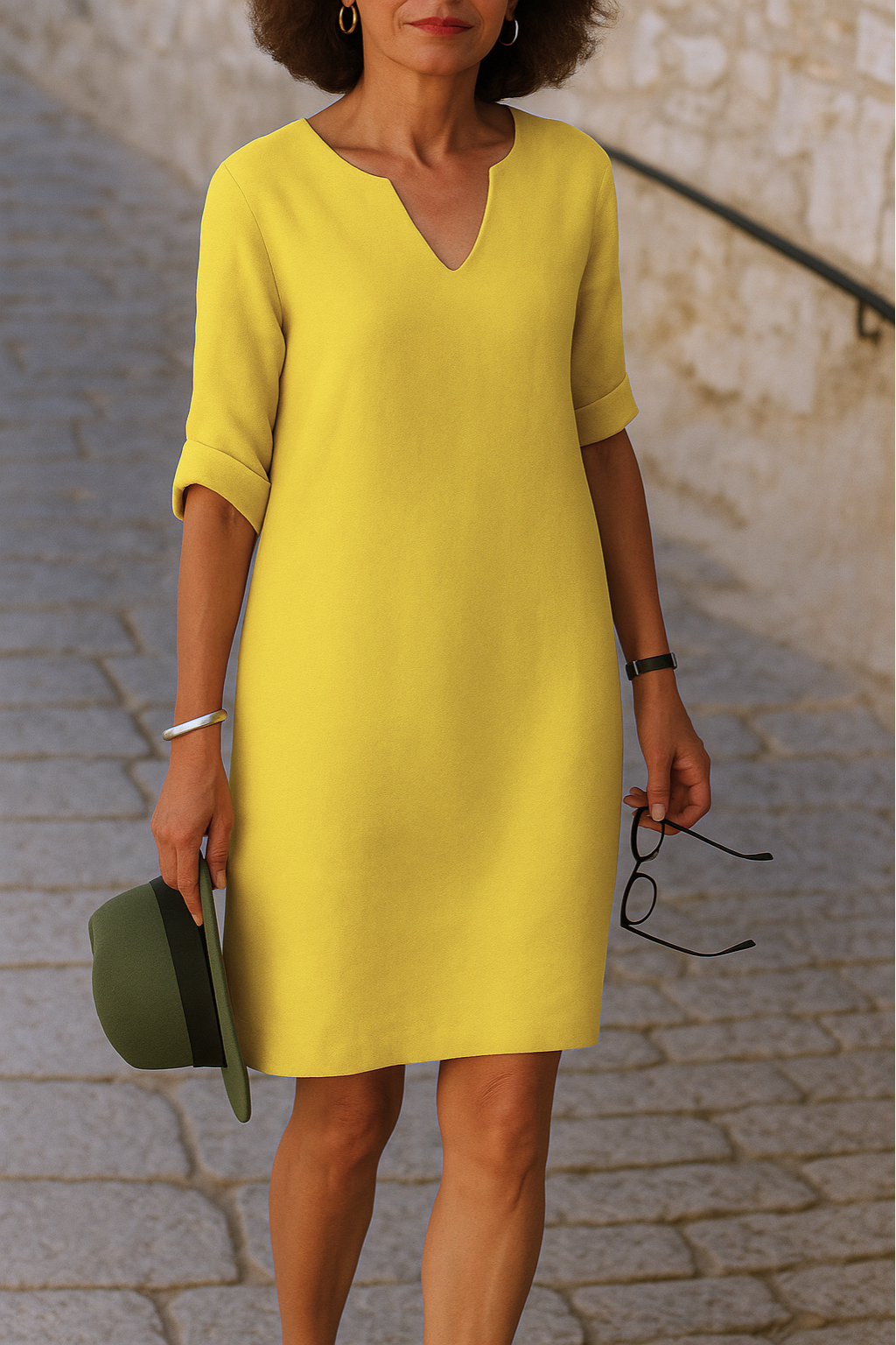 RIA™ – VESTIDO ELEGANTE CON ESCOTE EN V