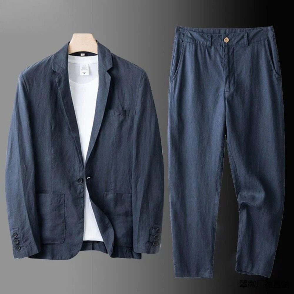 LINO CHIC – conjunto de lino elegante