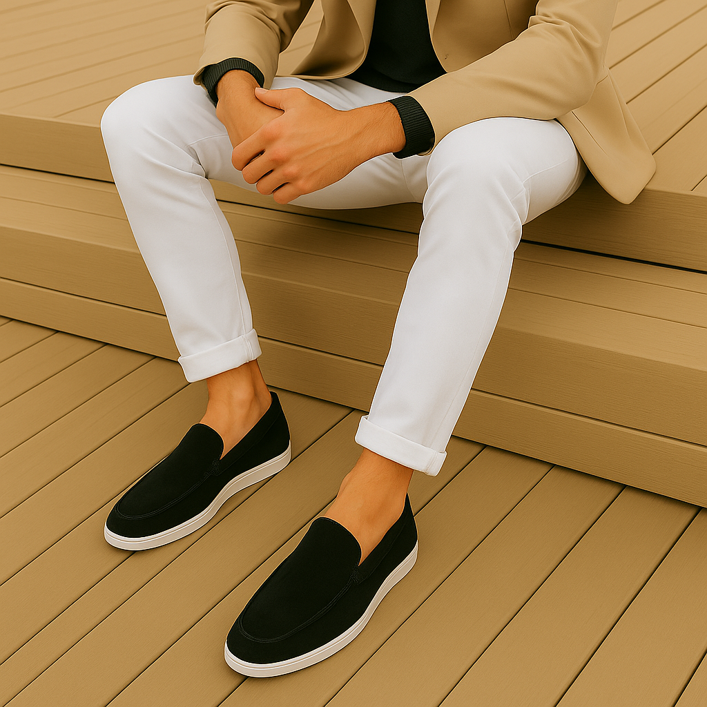 BELLUNO – mocasines clásicos de ante