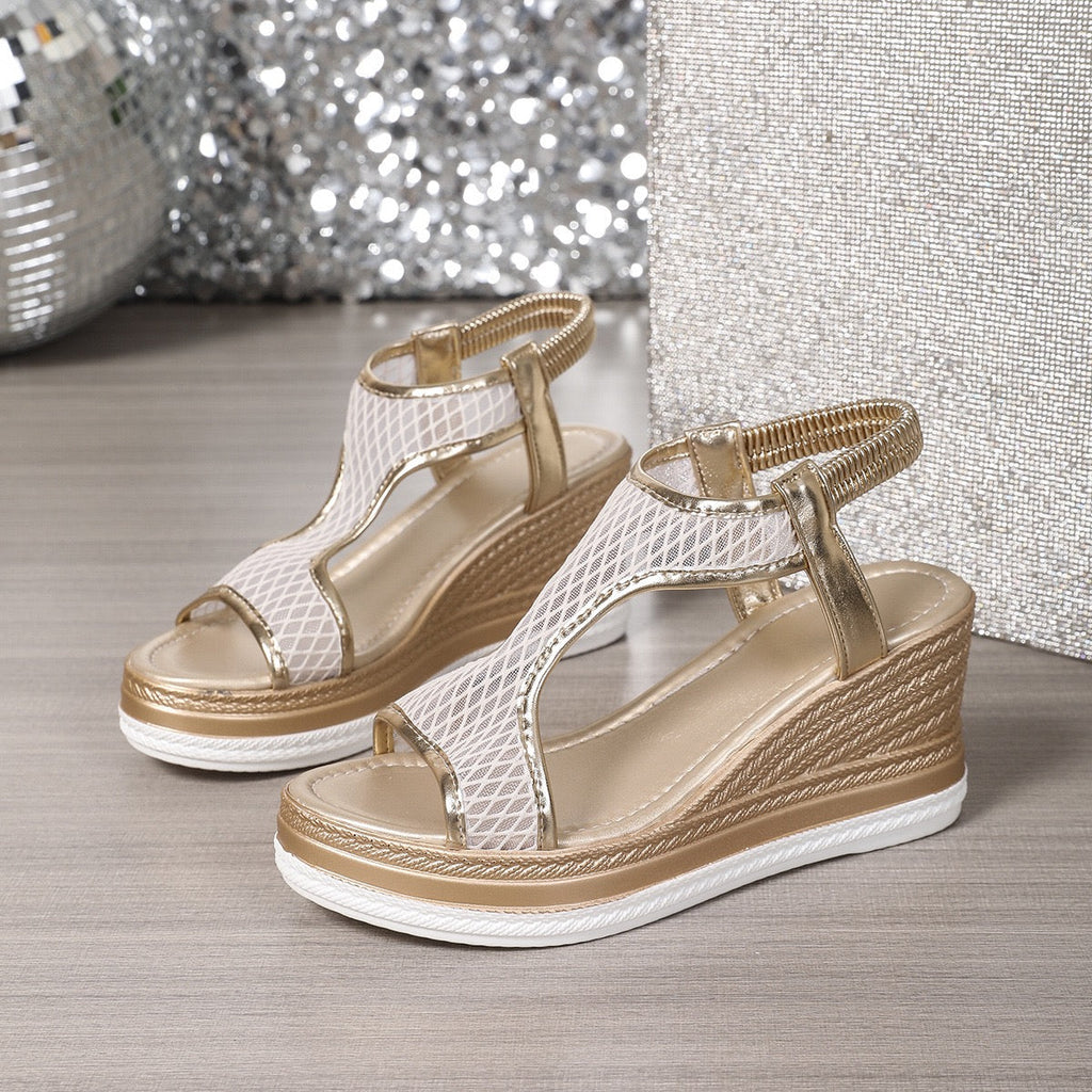 CÉLIMA – sandalias ortopédicas slip-on con cuña