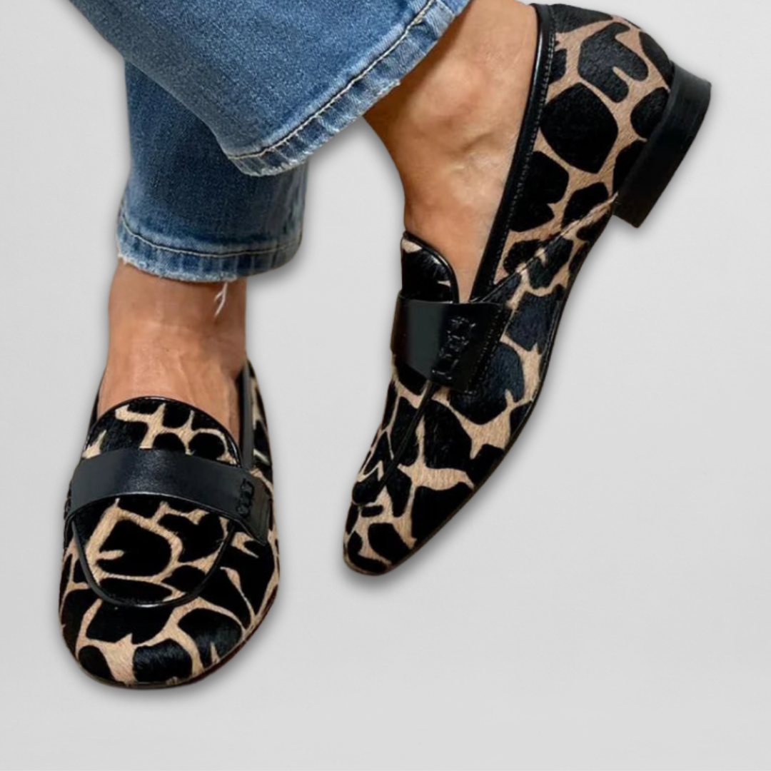 PRISZILLA – mocasín estampado animal