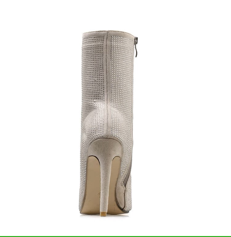 CHRYSTAL™ | BOTAS BRILLANTES DE TACÓN ALTO
