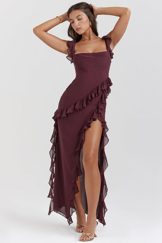 AGATHE™ | VESTIDO LARGO DE LUJO