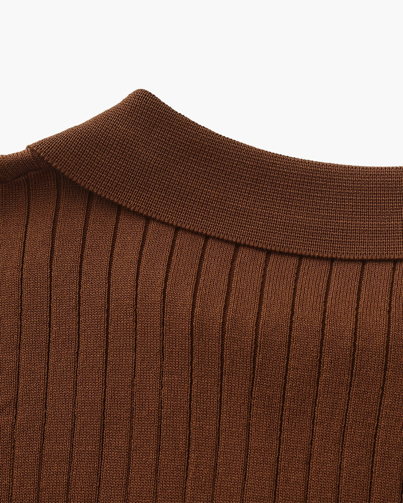 LINEAR™ | TOP DE PUNTO PARA HOMBRE CON TEXTURA VERTICAL