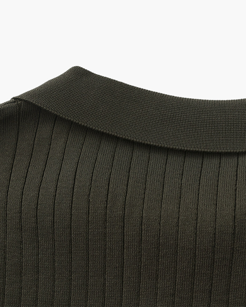 LINEAR™ | TOP DE PUNTO PARA HOMBRE CON TEXTURA VERTICAL