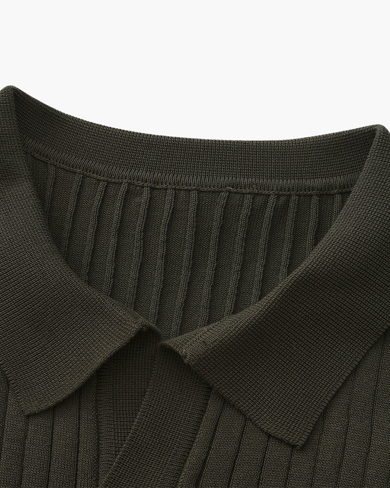 LINEAR™ | TOP DE PUNTO PARA HOMBRE CON TEXTURA VERTICAL