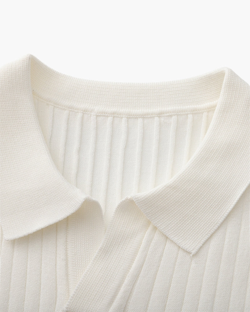 LINEAR™ | TOP DE PUNTO PARA HOMBRE CON TEXTURA VERTICAL