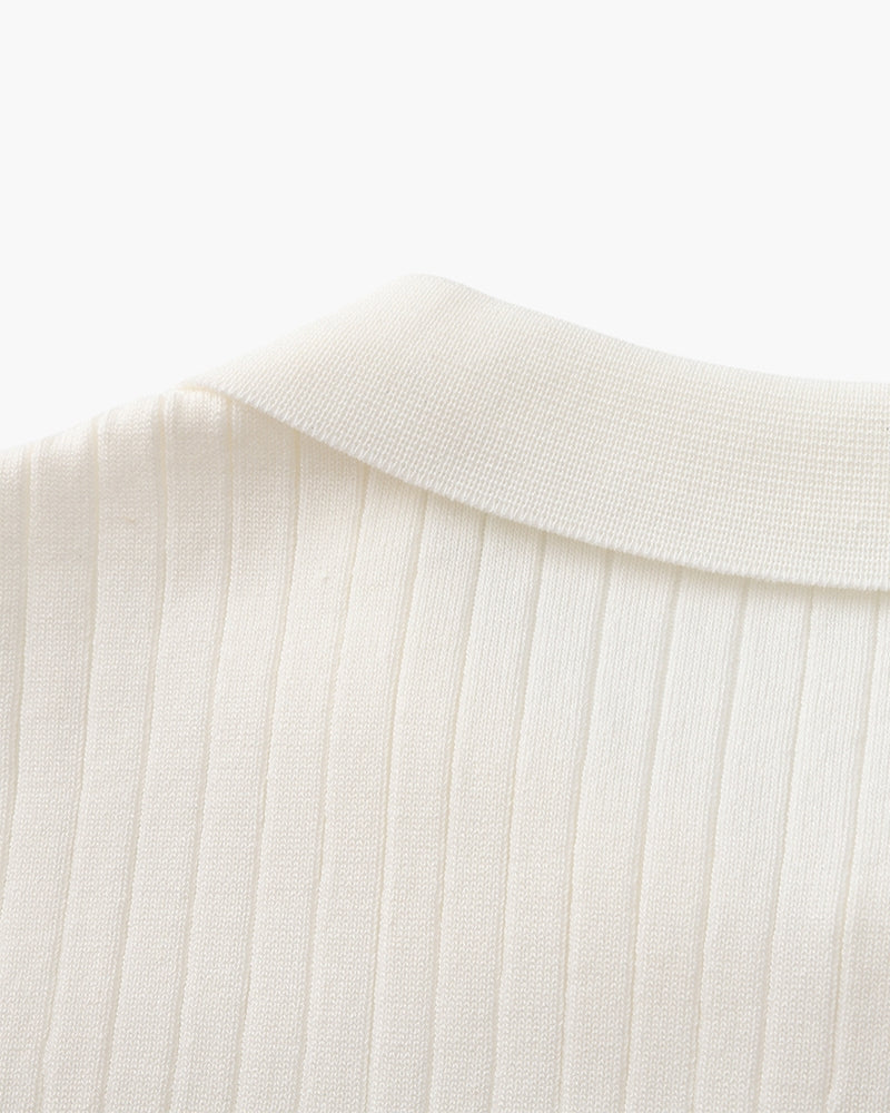 LINEAR™ | TOP DE PUNTO PARA HOMBRE CON TEXTURA VERTICAL