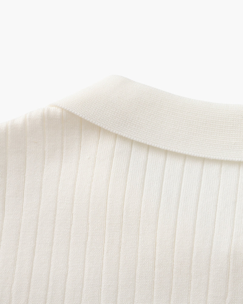 LINEAR™ | TOP DE PUNTO PARA HOMBRE CON TEXTURA VERTICAL