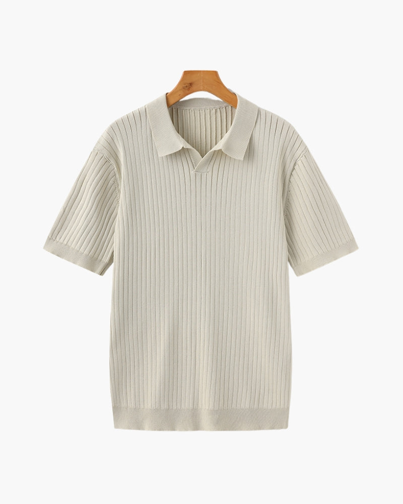 LINEAR™ | TOP DE PUNTO PARA HOMBRE CON TEXTURA VERTICAL
