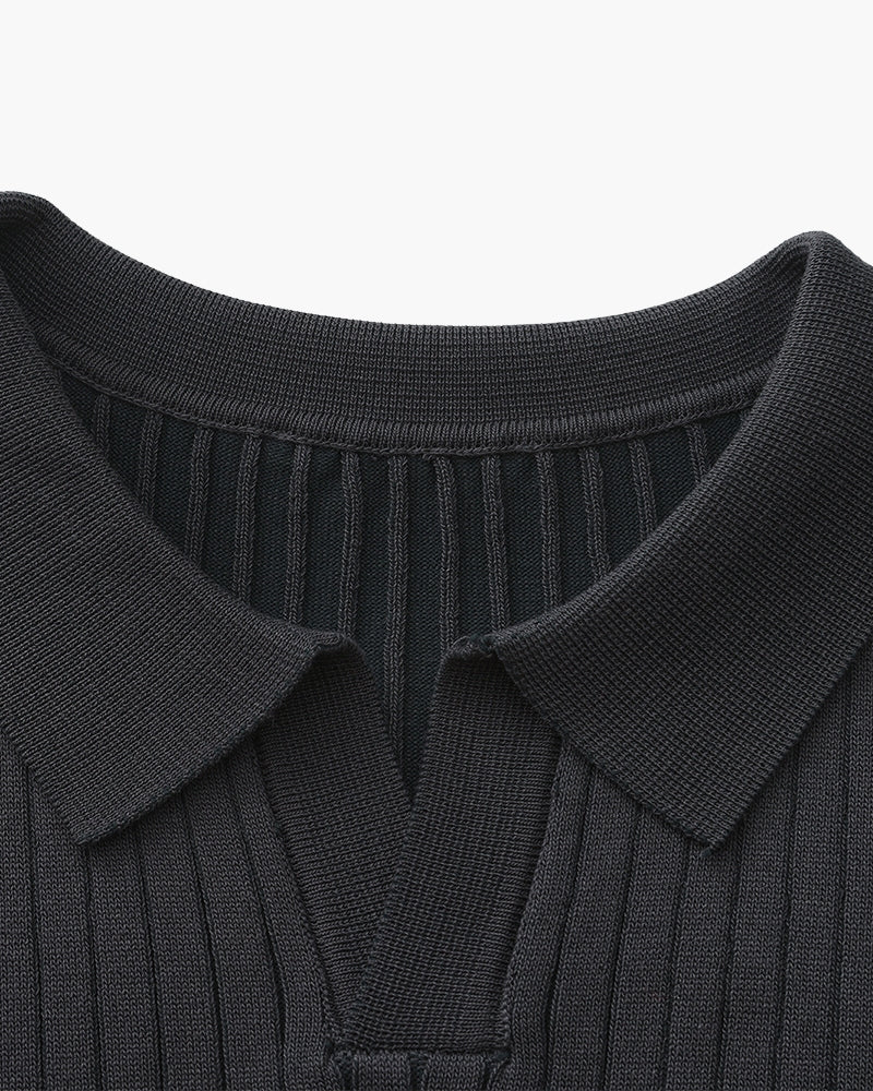 LINEAR™ | TOP DE PUNTO PARA HOMBRE CON TEXTURA VERTICAL