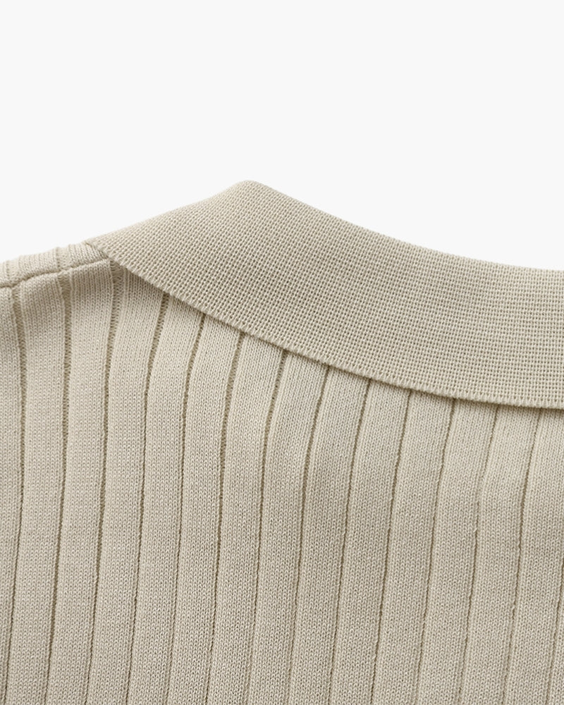 LINEAR™ | TOP DE PUNTO PARA HOMBRE CON TEXTURA VERTICAL