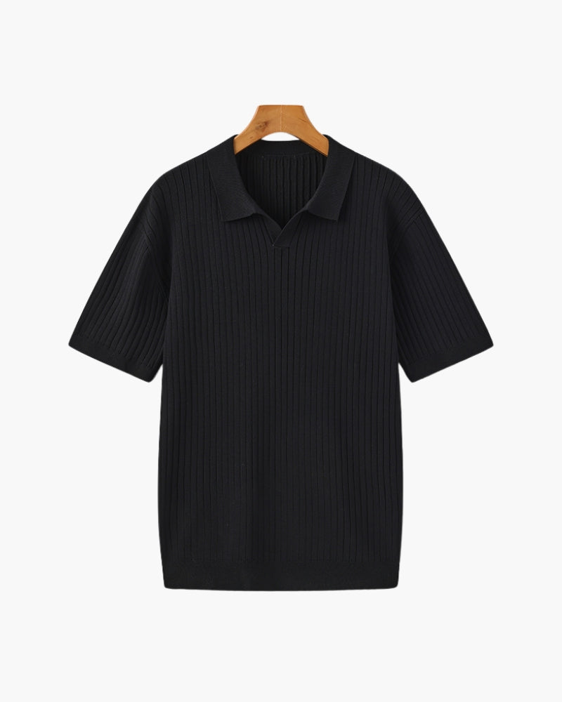 LINEAR™ | TOP DE PUNTO PARA HOMBRE CON TEXTURA VERTICAL