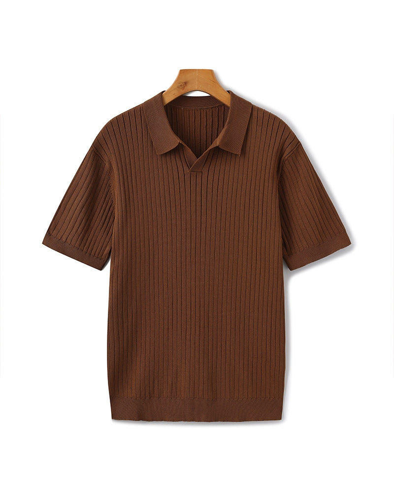 LINEAR™ | TOP DE PUNTO PARA HOMBRE CON TEXTURA VERTICAL