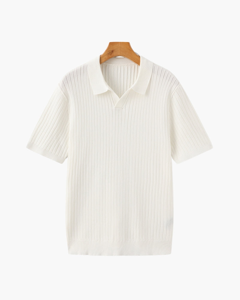 LINEAR™ | TOP DE PUNTO PARA HOMBRE CON TEXTURA VERTICAL