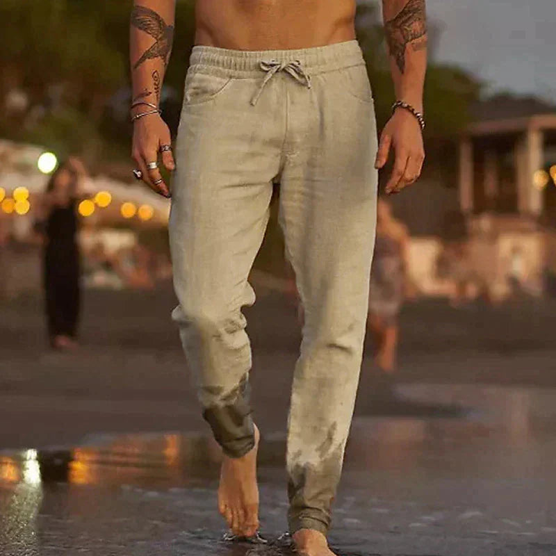 ELITE – pantalón de playa en lino