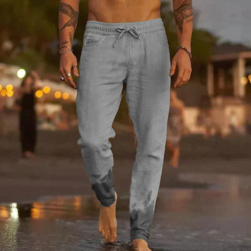 ELITE – pantalón de playa en lino