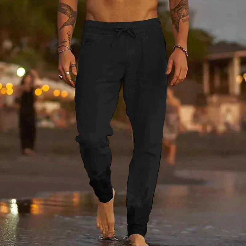 ELITE – pantalón de playa en lino