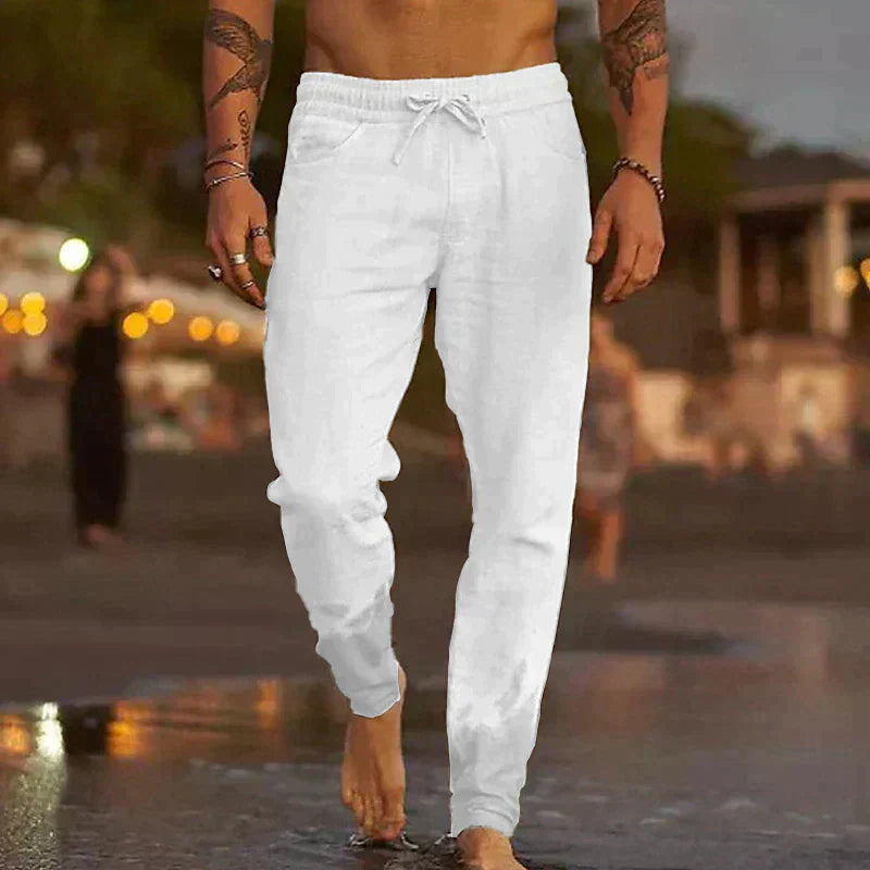 ELITE – pantalón de playa en lino
