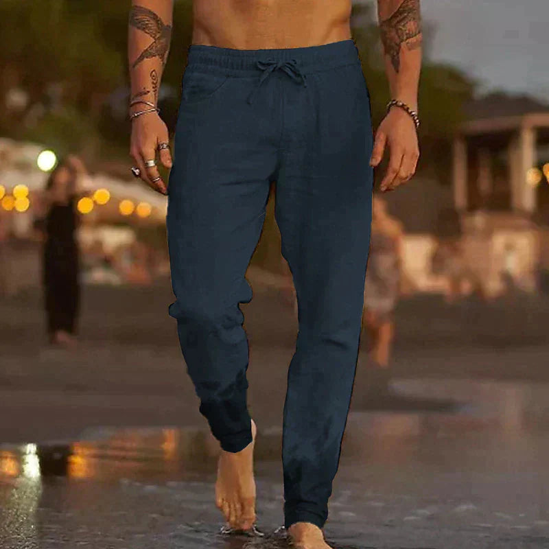 ELITE – pantalón de playa en lino