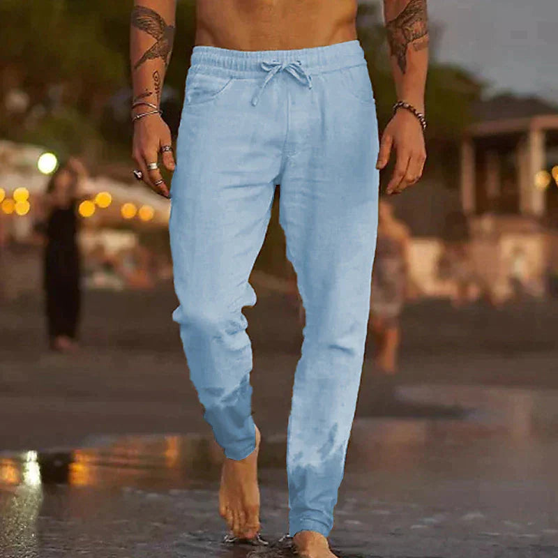 ELITE – pantalón de playa en lino