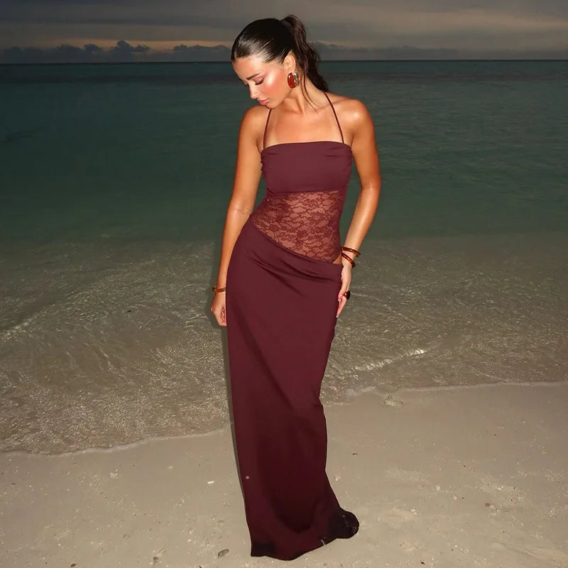 ELLA – vestido midi satinado