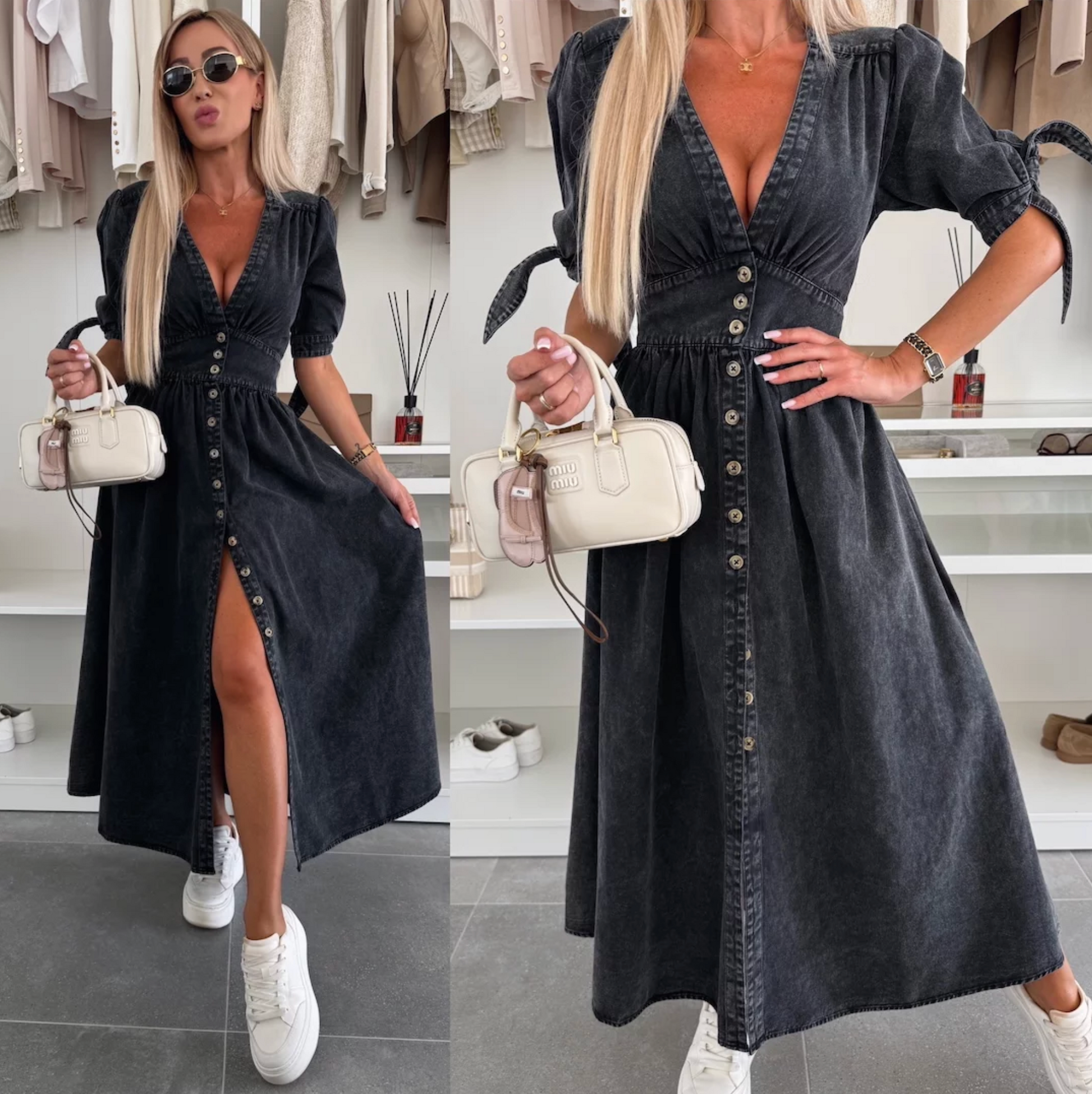 IVANKA™ – VESTIDO VAQUERO RADIANT