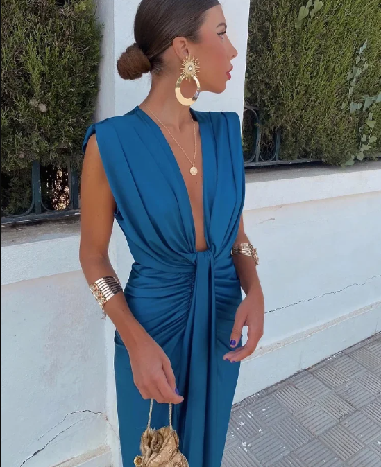 ISABELLA™ – VESTIDO DE FIESTA CON ESCOTE PRONUNCIADO