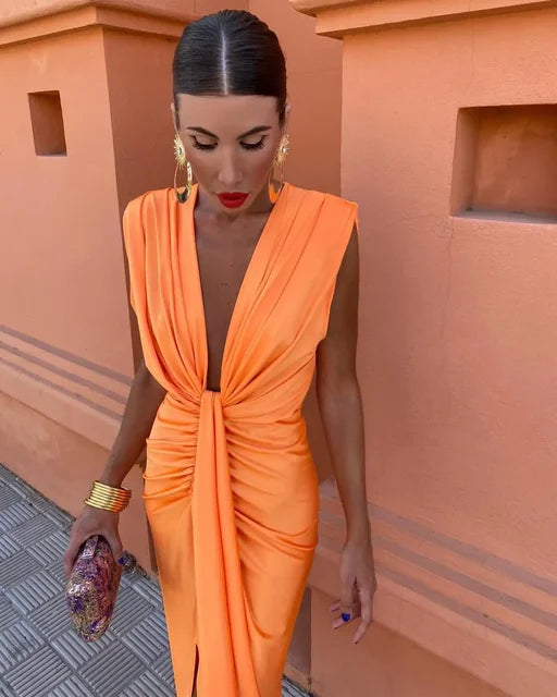 ISABELLA™ – VESTIDO DE FIESTA CON ESCOTE PRONUNCIADO