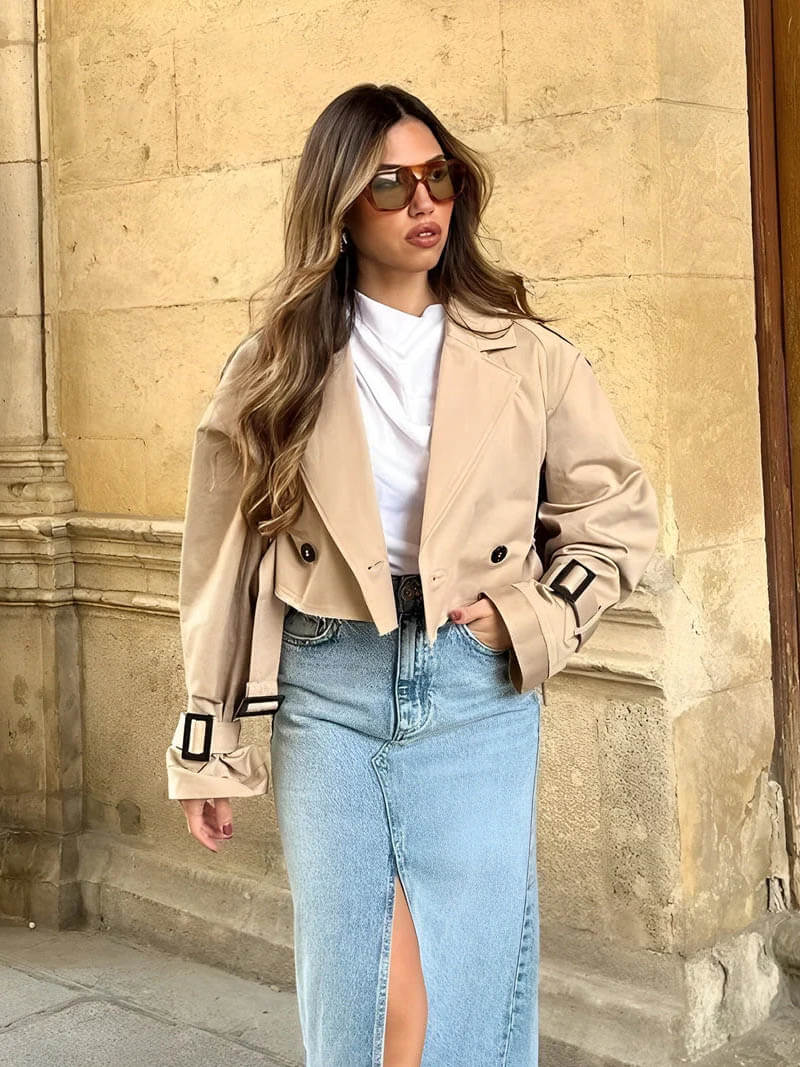 VERA™ | GABARDINA CORTA