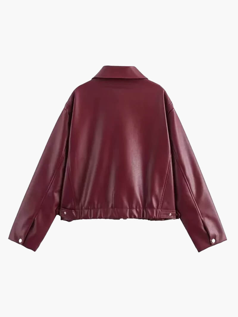 IVY™- CHAQUETA BIKER DE CUERO