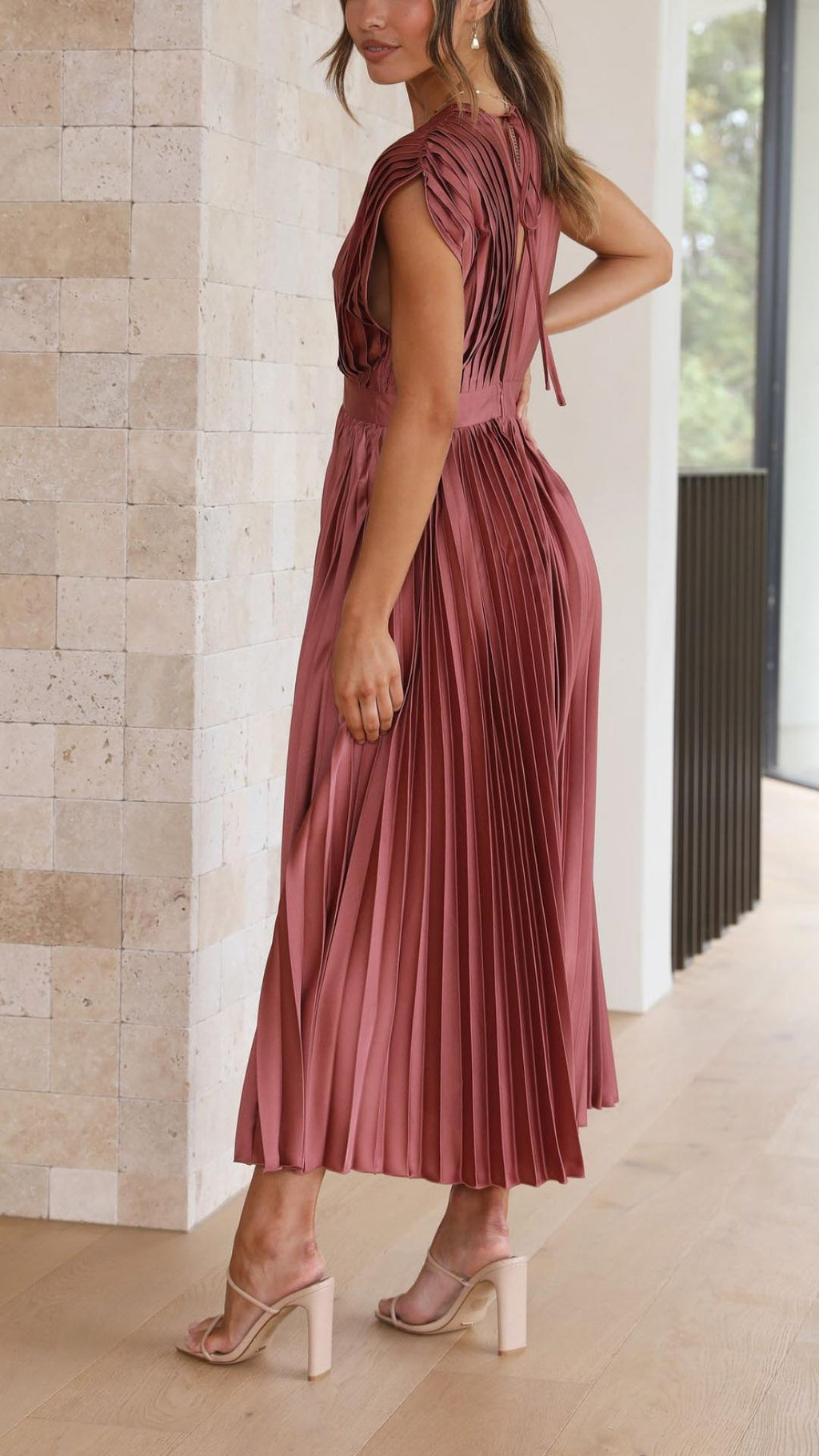 ALEXIS™ – VESTIDO DE FIESTA CON ESCOTE EN V Y ABERTURA LATERAL