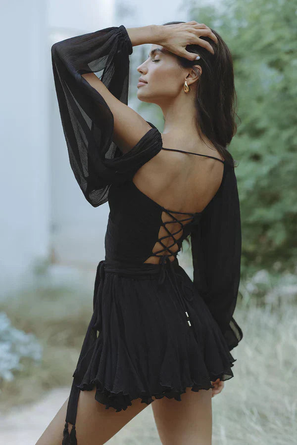 ALESSANDRA – vestido de verano con tirantes finos