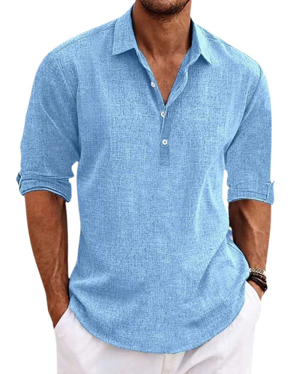 SABBIO – camisa casual de manga larga